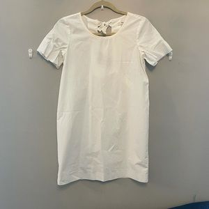 J Crew White Cotton dress